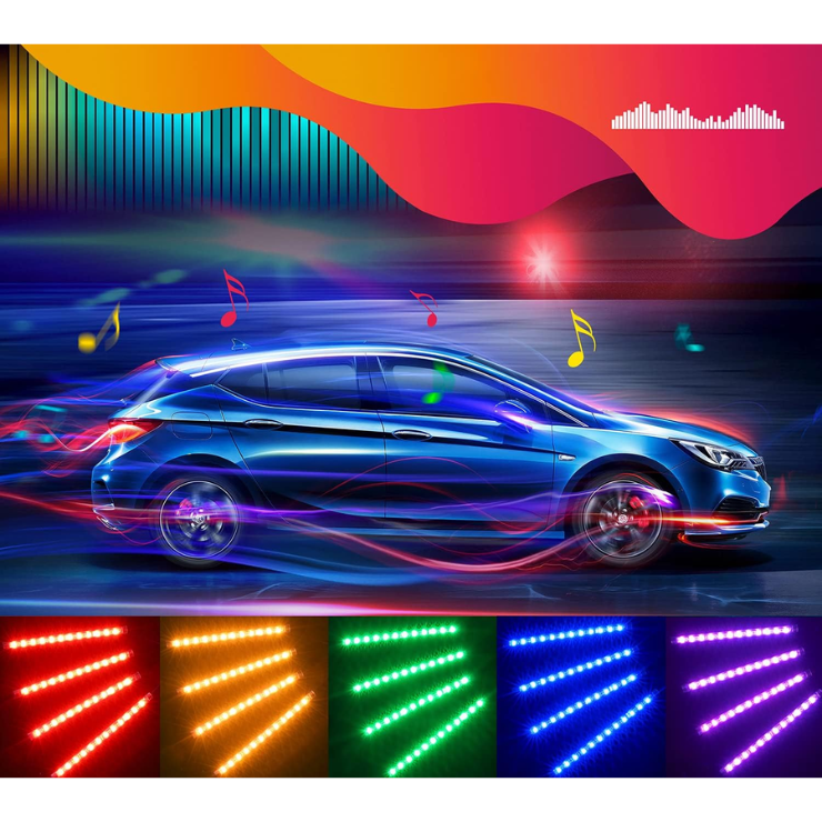 Govee Car LED Lights, RGB Smart Car Interior Lights, App Control photo 4