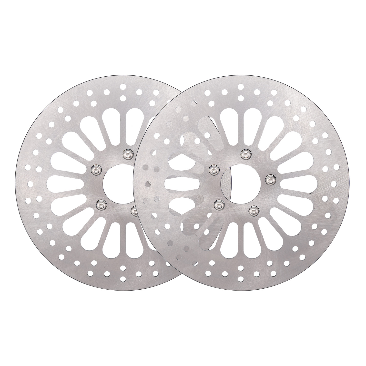 Pack Of 2 11.8IN Front Brake Rotors For H Arley Touring Road King Electra Glide photo 8