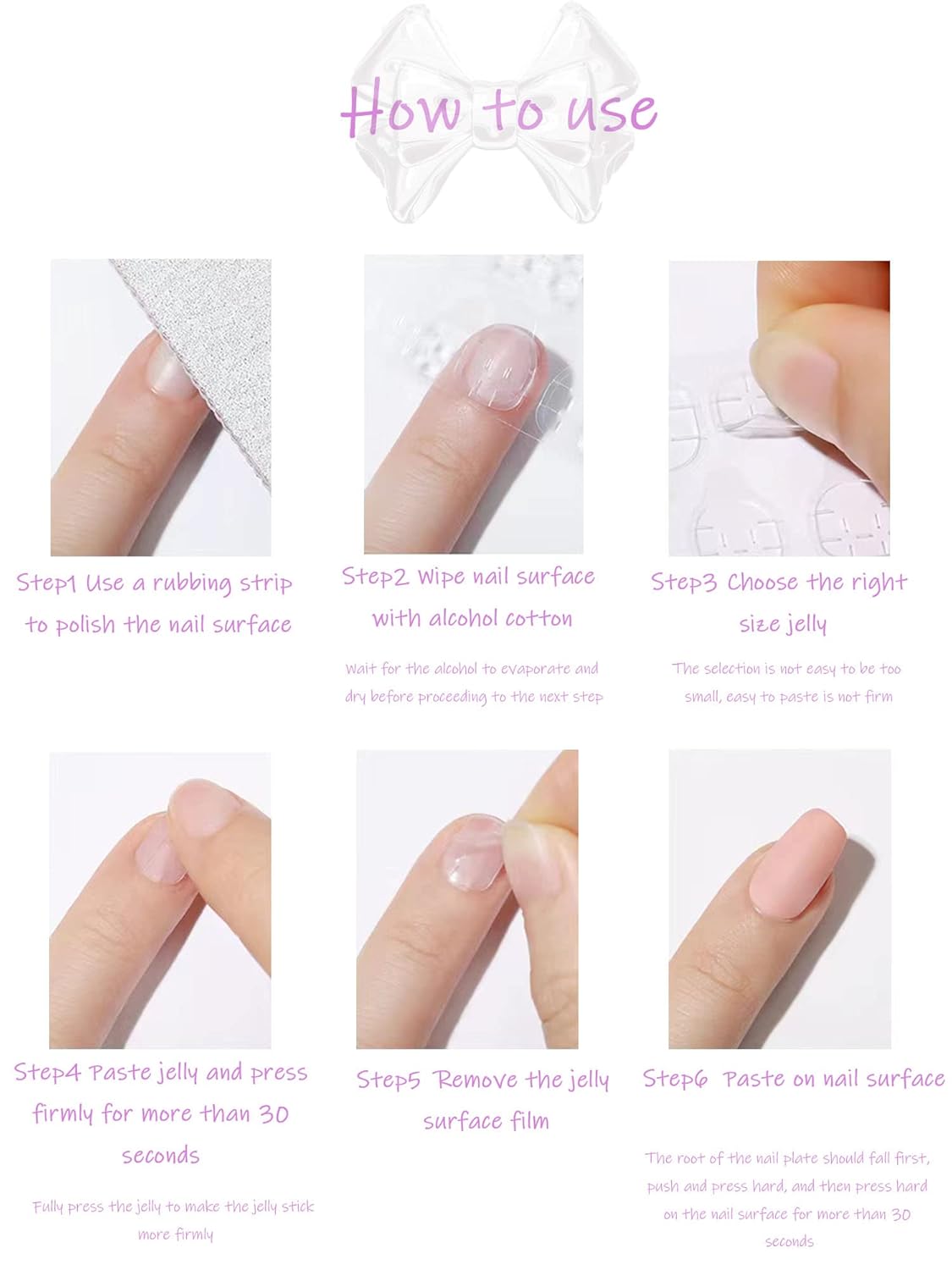 24Pcs Halloween Press On Nails, Medium Ballerina False Nails, Cute Pumpkin Ghost Spider Bat Pattern Acrylic Fake Nails, Reusable Full Cover Stick On Nails For Halloween Party Home DIY Manicure photo 5