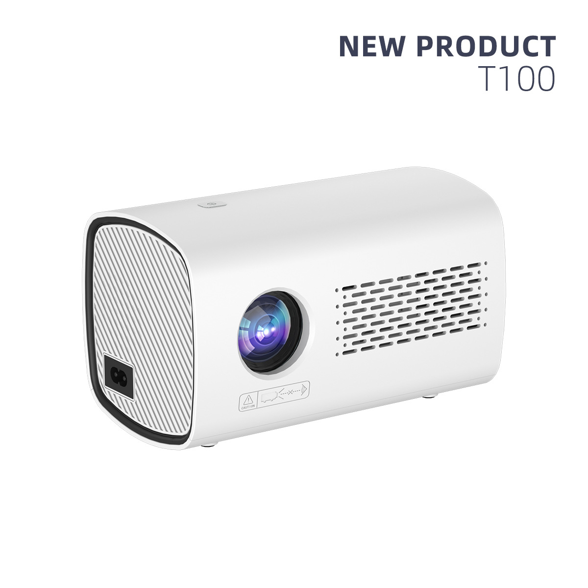 Portable Mini Projector - White photo 3