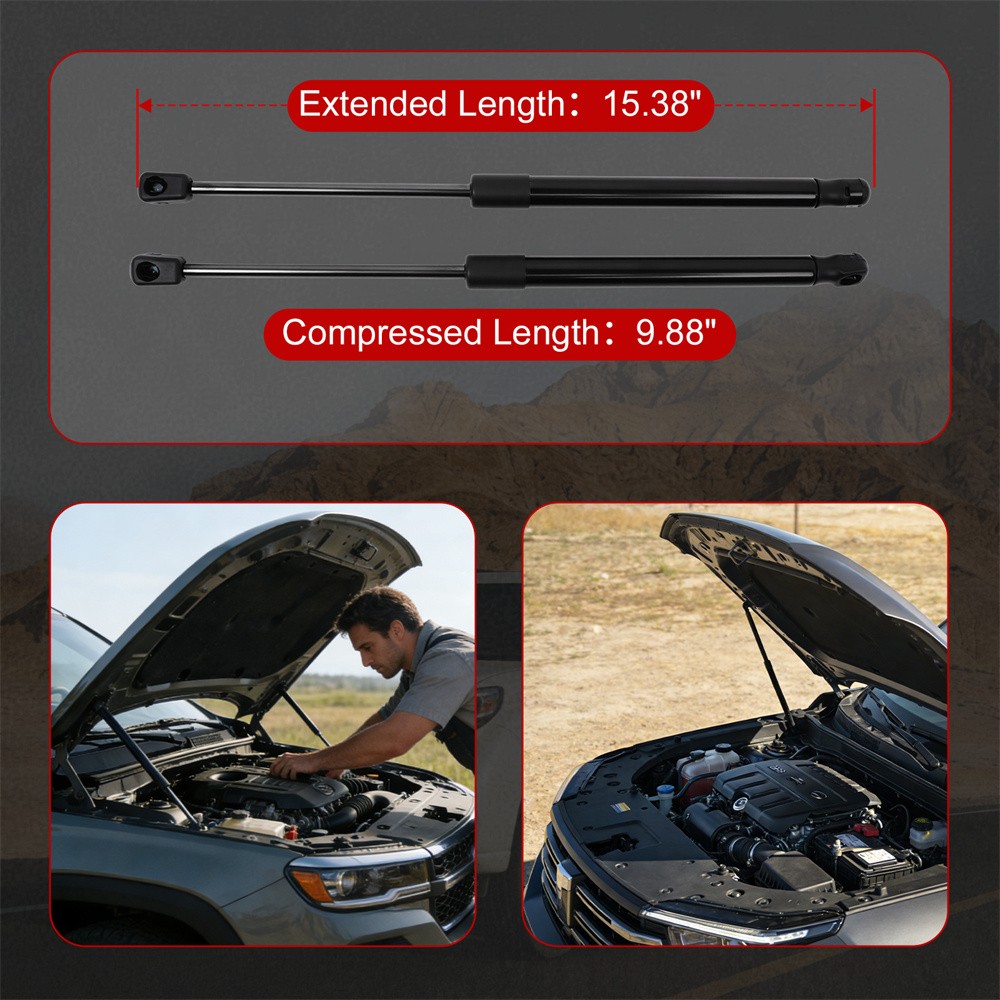 Pair Of 2 Front Hood Lift Support For 2009-2014 -Nissan Maxima 6478 photo 5