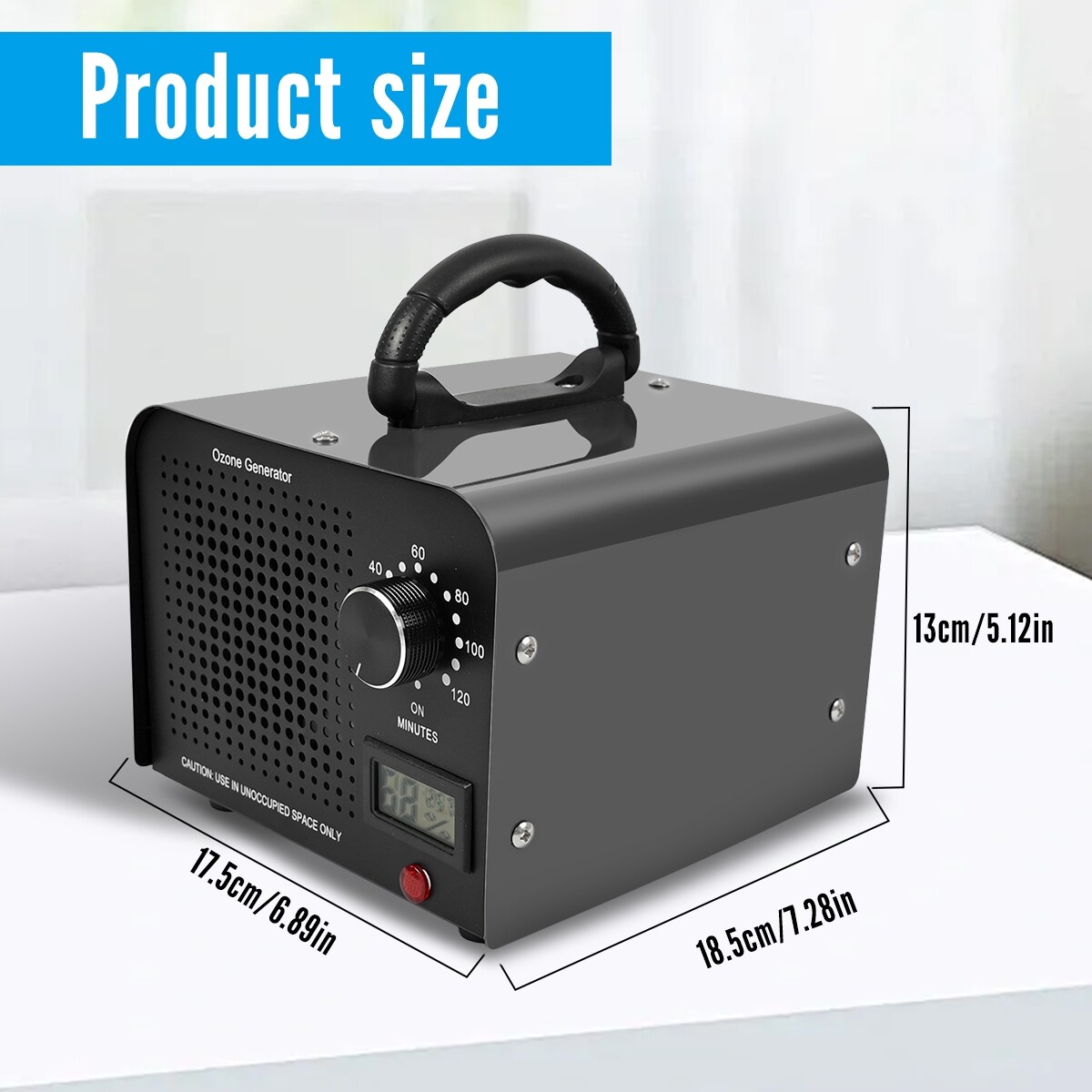 60000mg H Ozone Generator Machine Industrial Air Purifier Ozonator Ozonizer LCD photo 2