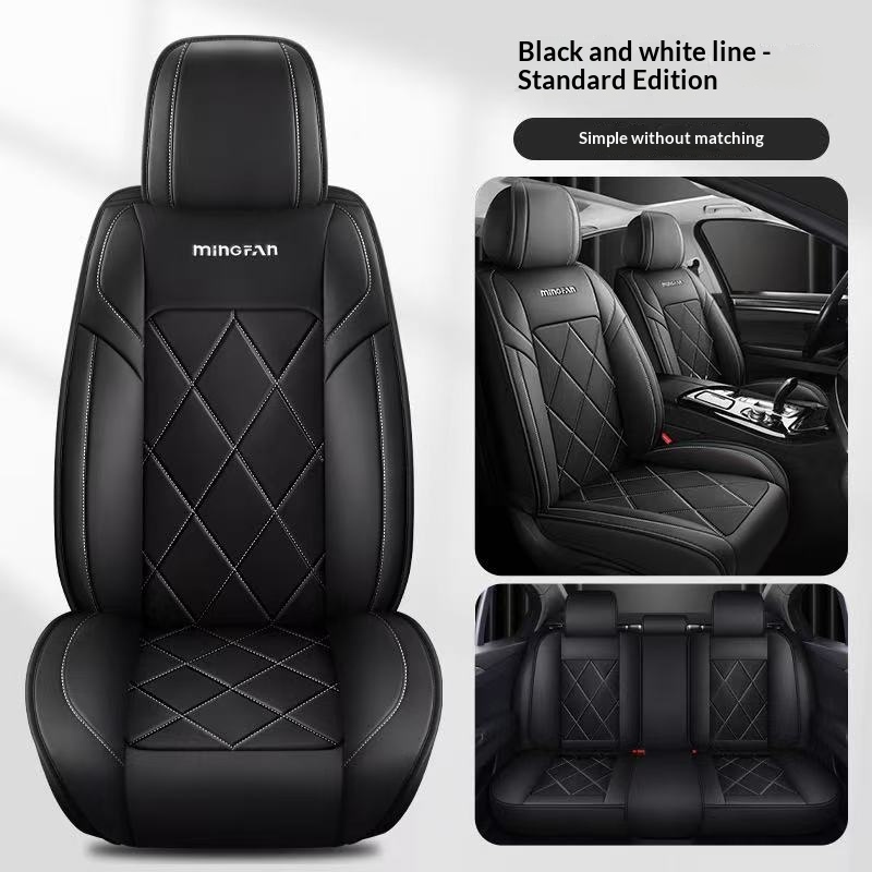 Cozy, Simple Full-coverage Seat Covers With Customizable Stitching Lines photo 4