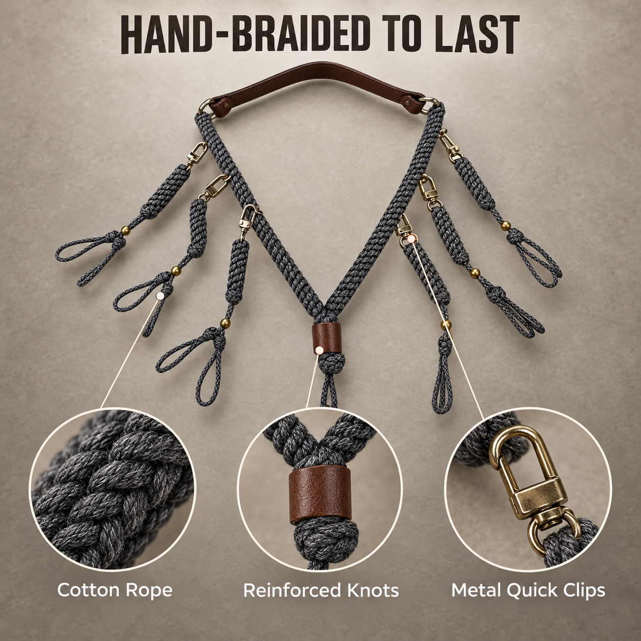 Camo Duck Call Lanyard Eco-Friendly Waterproof Durable Cotton Multi Loop Hunting Game Call Holder Duck Goose Waterfowl Hunting photo 3