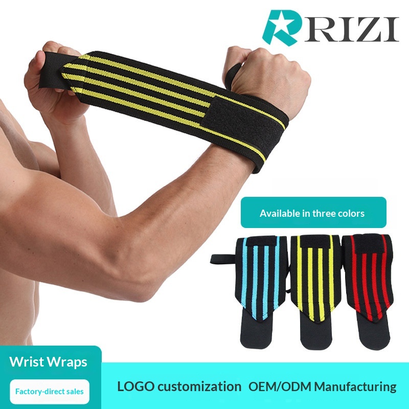 Fitness Wristband Basketball Badminton Bench Press Weightlifting Bodybuilding Training Anti-sprain Bandage Sports Wristband Protector photo 4