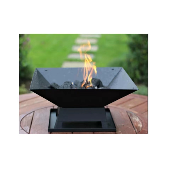 Modernisation Square BBQ Grill Outdoor Heater Garden Outdoor Fireplace Portable Fire Pit Contracted Barbecue Brazier Wood Stove photo 7