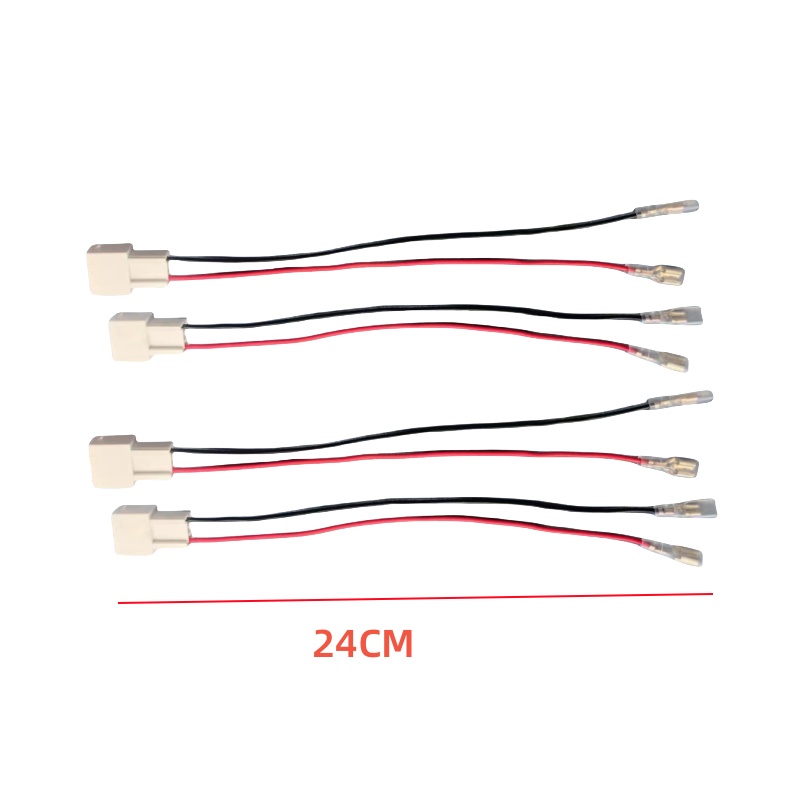 72-7800 Car Speaker Wiring Harness,4PCS Vehicle Door Speaker Harness Adapter Compatible With  Accord Civic CRV CRX Fit Insight Element Pilot Odyssey Ridgeline Acura RL TL photo 3
