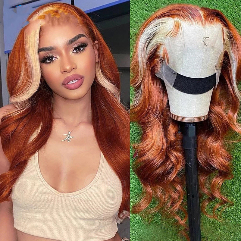 Front Lace Head Cover 350 Highlights Two Strands photo 1