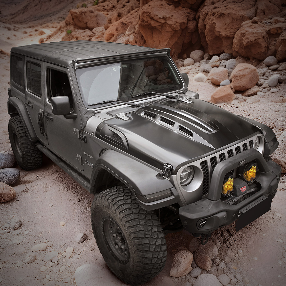Hood Compatible With 2018 Wrangler photo 6