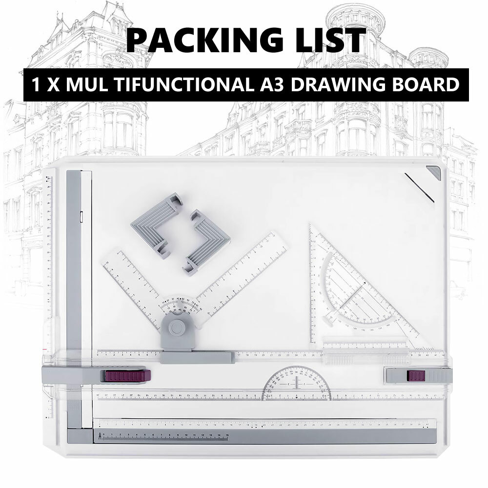 PRO A3 Drawing Board Table With Parallel Motion And Adjustable Angle Drafting AU photo 5