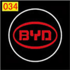 Car Welcome Light Wireless Carbon Fiber Pattern Infrared Door Sensor Projection Light Ambient Light photo 2