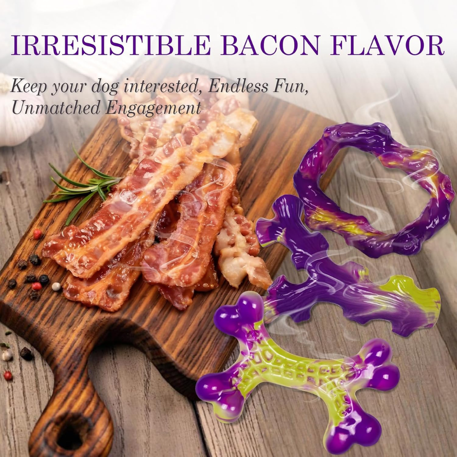 Tough Dog Toys For Aggressive Chewers 3 Pack, Indestructible Dog Toys For Large Dogs, Dog Chew Toys, Aggressive Chew Toys To Keep Them Busy photo 6