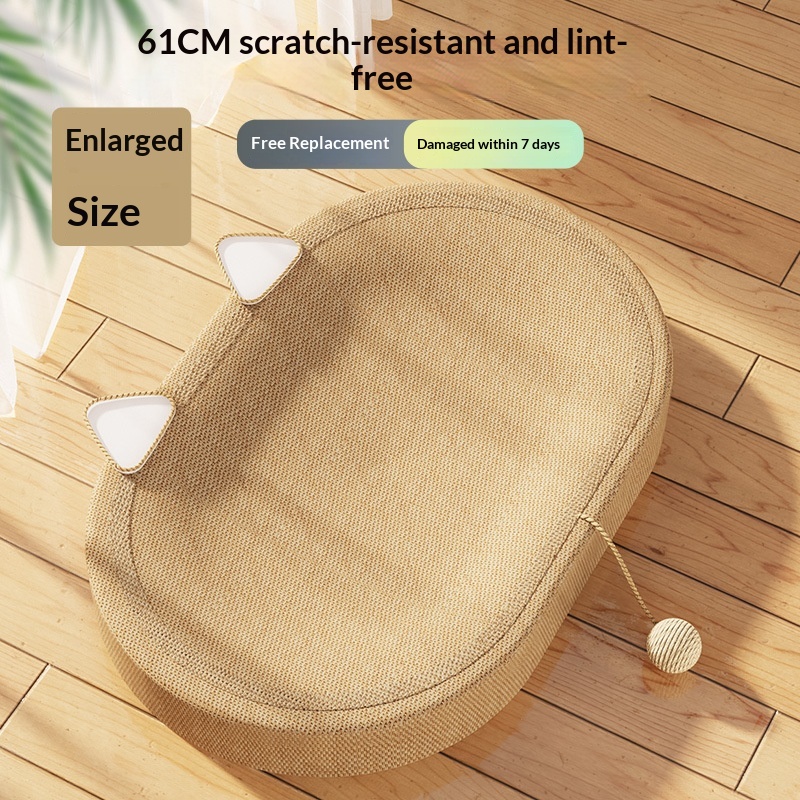 Cat Scratching Board Manufacturer Direct Supply Jute Wear-Resistant And Non-Shedding Cat Scratching Basin And Cat Nest Integrated Extra Large Clearance Pet Supplies photo 5