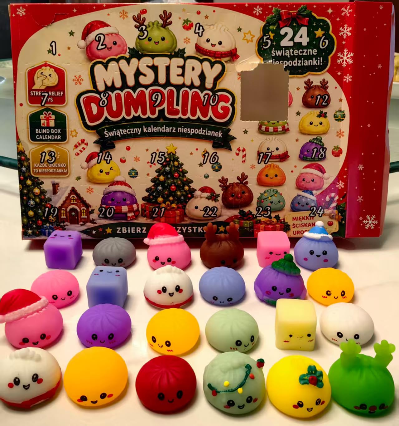 Advent Calendar 2026 Countdown, Christmas Squishies For Adults 24 Adorable Mini Item Surprises Sensory Fidget Toys For  Christmas Party Favors Gift  Advent Calendar 2026 photo 7