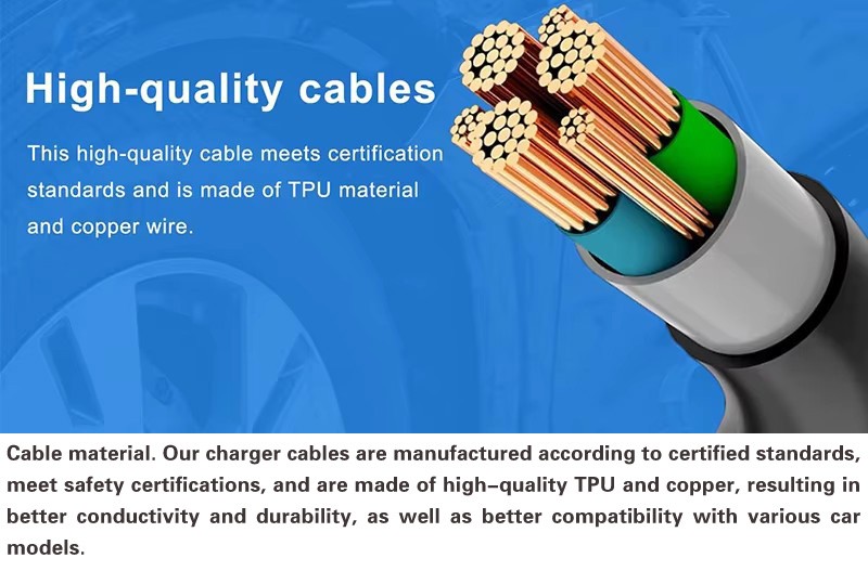 32A 7KW EV Charger Type 2 Electric Car Charging Station 5M Cable EV Charger photo 7