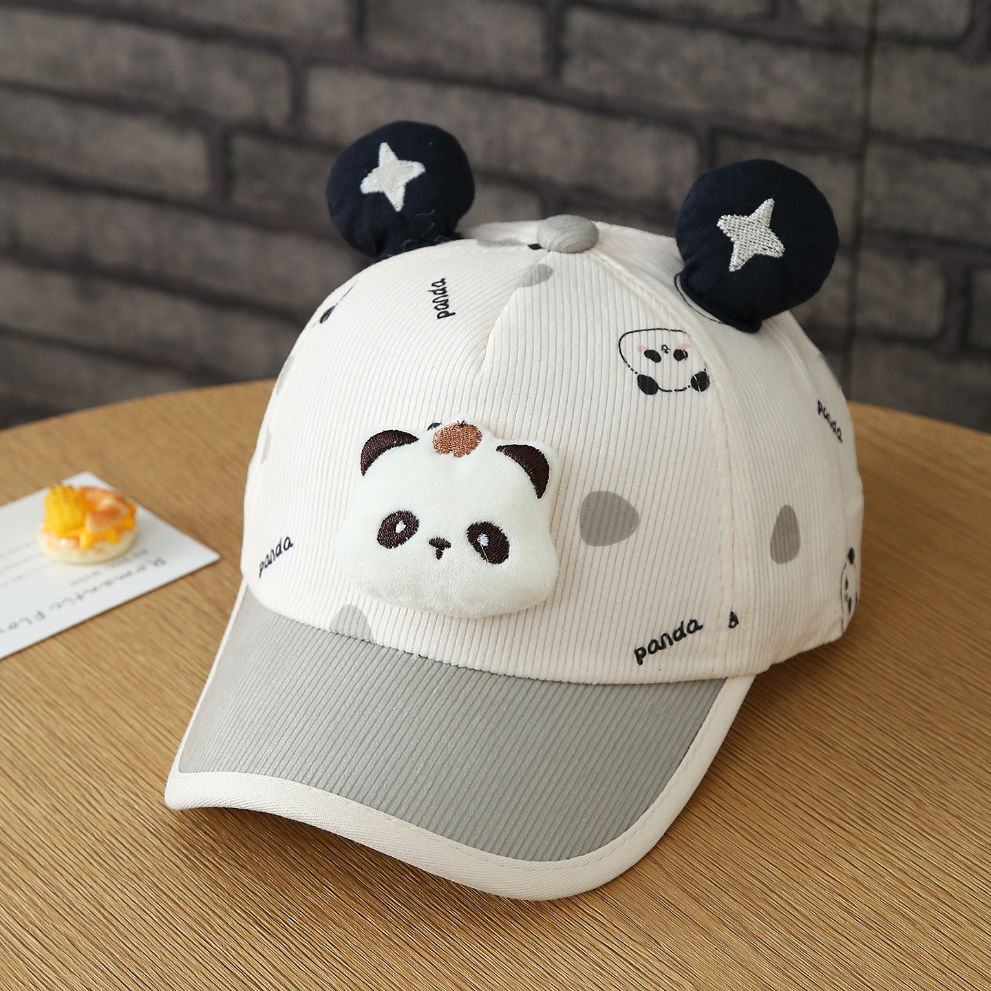 New Cute Three-dimensional Baby Dolls With Cartoon Prints And Ear Shapes. Soft-brimmed Elastic Baseball Caps. Perfect For Outdoor Outings And Playtime. photo 6