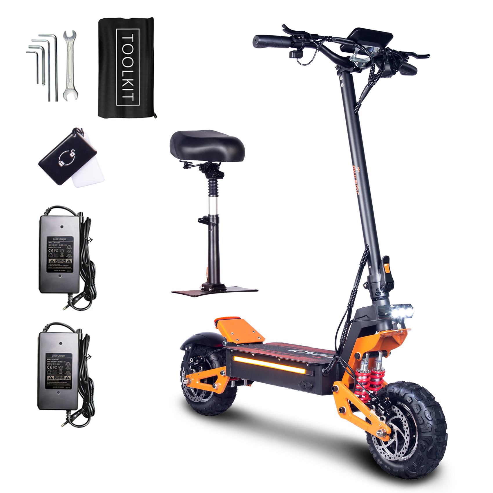 X5 Pro 3000W 60V 40Ah 11 Inches Off Road Eletric Scooter With NFC photo 1