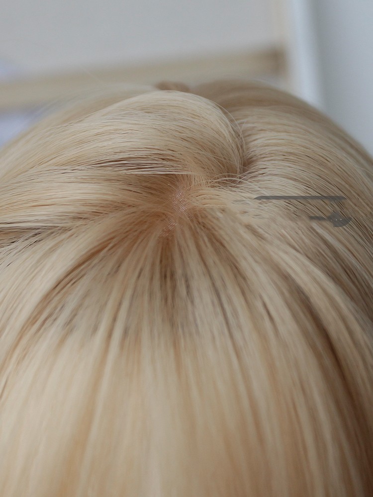 Long Straight Hair Cos Platinum Fashion photo 3