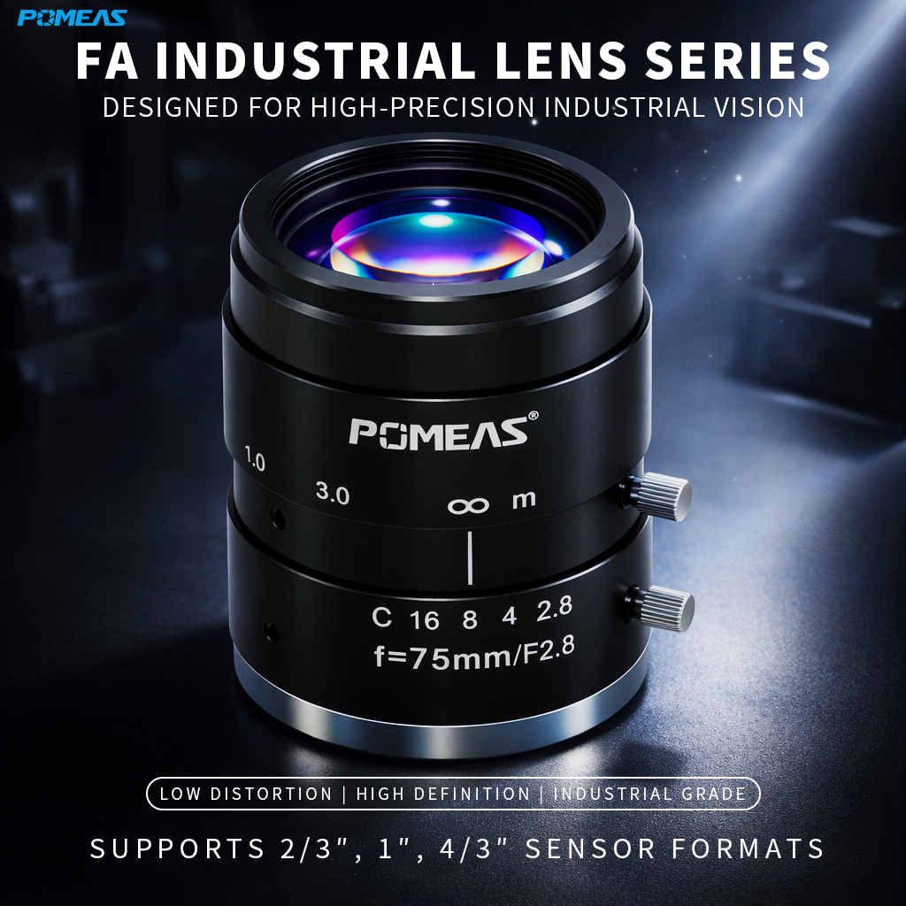 LFE-7528M 75mm F2.8 5MP Fixed Focal Length Machine Vision Lens For 2    3 Inch Industrial Cameras photo 1