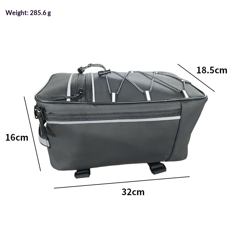 Mountain Bike Rear Rack Waterproof Travel Bag For Long And Short Trips, Bicycle Rear Seat Travel Tail Bag Storage Box photo 4