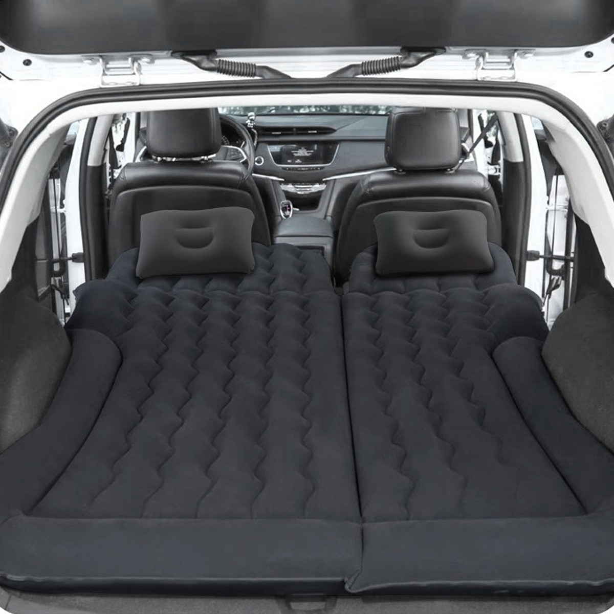 Car SUV Air Bed Sleep Travel Inflatable Mattress Seat Cushion Mat Camping W Pump photo 8