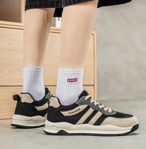 Men's Wide Toe Cortez-style Sneakers, Extra Wide Shoes For Wide Feet & High Instep, Soft Mesh Casual Trainers photo 5