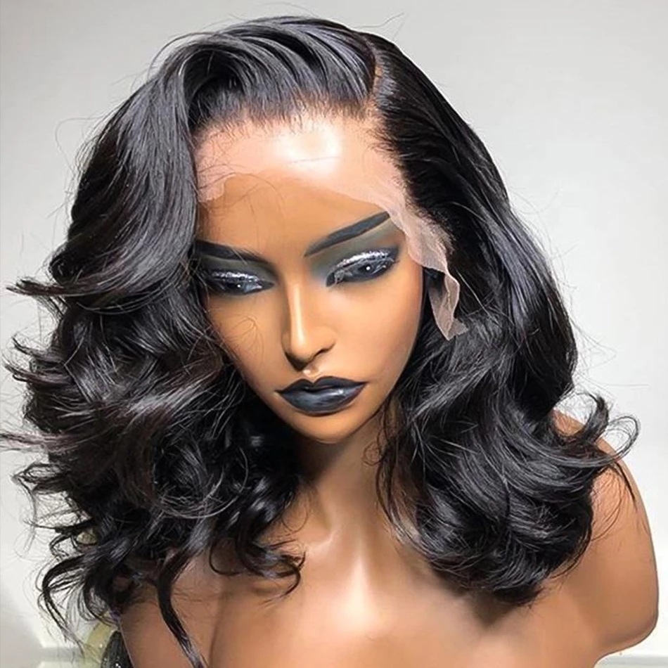 European And American Ladies Wig Black Lace Partial photo 1