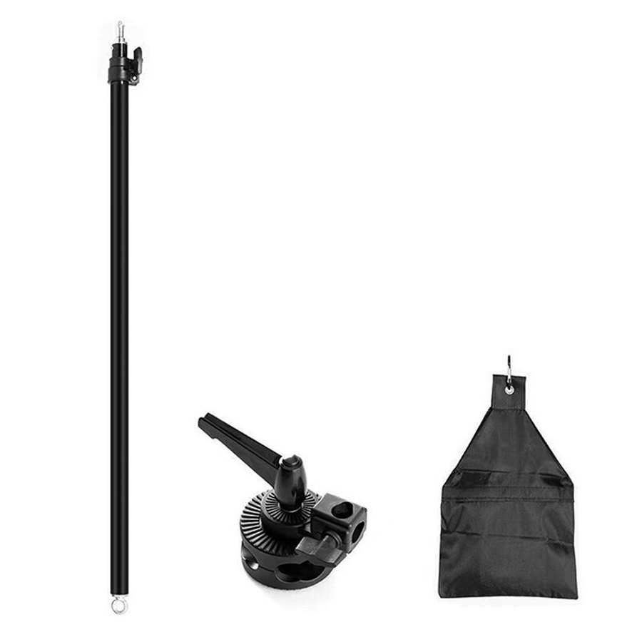 Studio Photo Video Light Stand Telescopic Boom Arm Holder 360 With Sandbag -UK photo 5