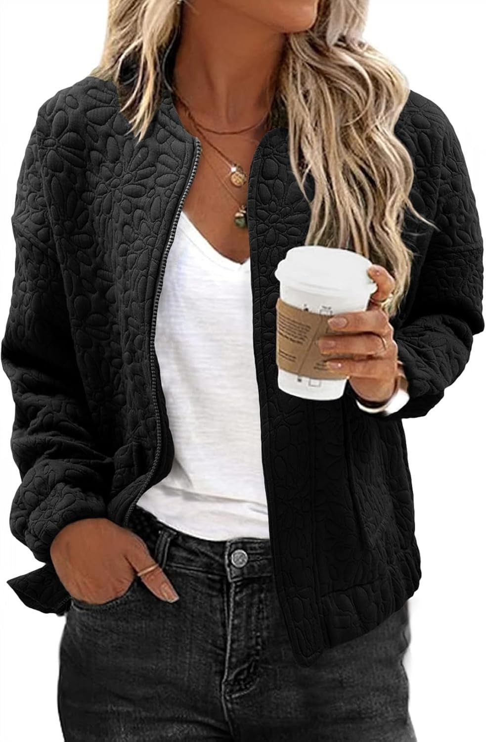 2026 Fall Winter New Arrival Hotselling Women's SolidTexturedCasualOpenFront Cardigan Coat photo 6
