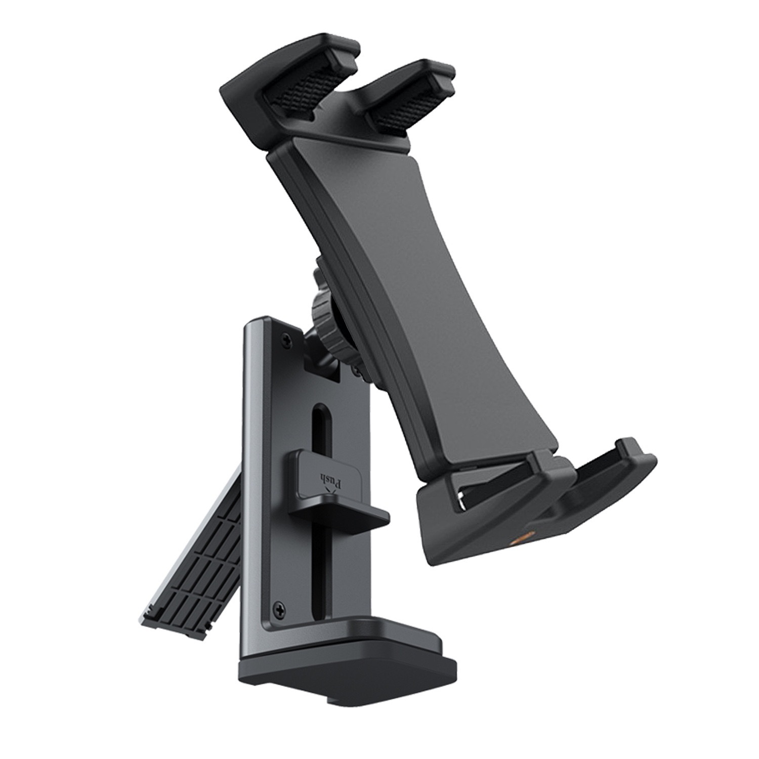 Rotatable Multi-functional Clip Phone & Tablet Holder, Lazy Stand For Live Streaming & Video Watching On Airplane, High-speed Rail And Desktop photo 1