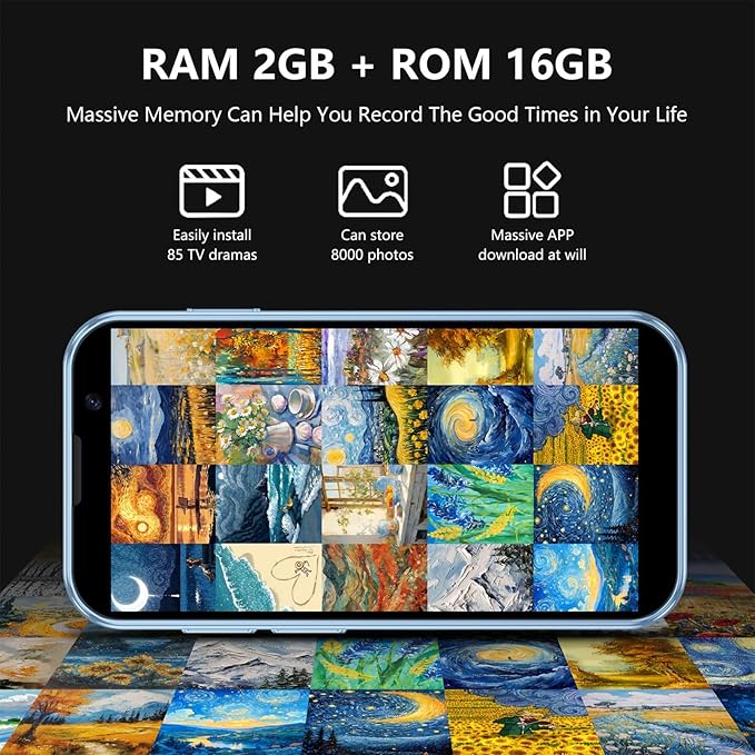 Mini Phone Unlocked World's Smallest 3.0in HD Touch Screen Mini Smartphone Android 8.1Compact Mobile Phone For Kids &Students Cell Phone Wih Quad-Core Dual SIM Face LD2GB-16GB photo 8