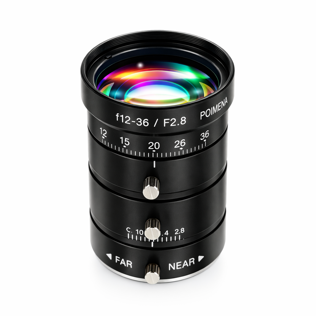 LFE-123628M 12-36mm F2.8 5MP Varifocal Machine Vision Lens For 2     3 Inch Industrial Cameras photo 2