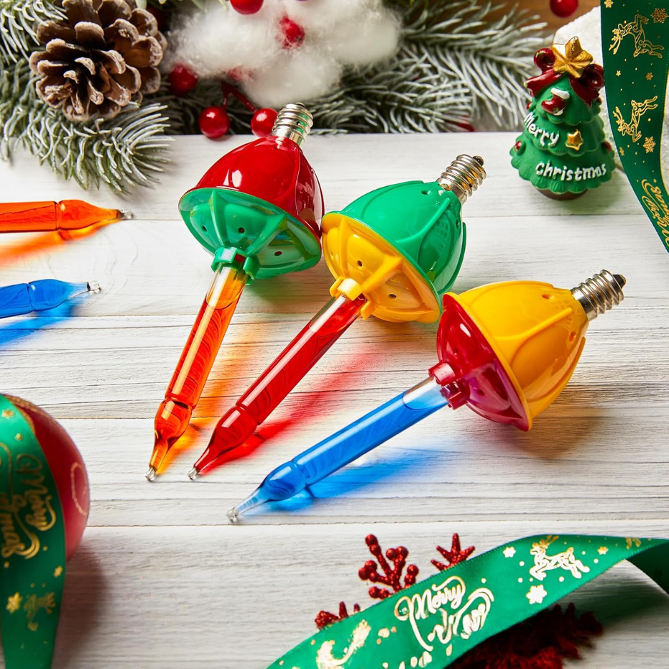 Christmas Bubble String Lights, 9 Traditional Multicolor Bubble Lights photo 5