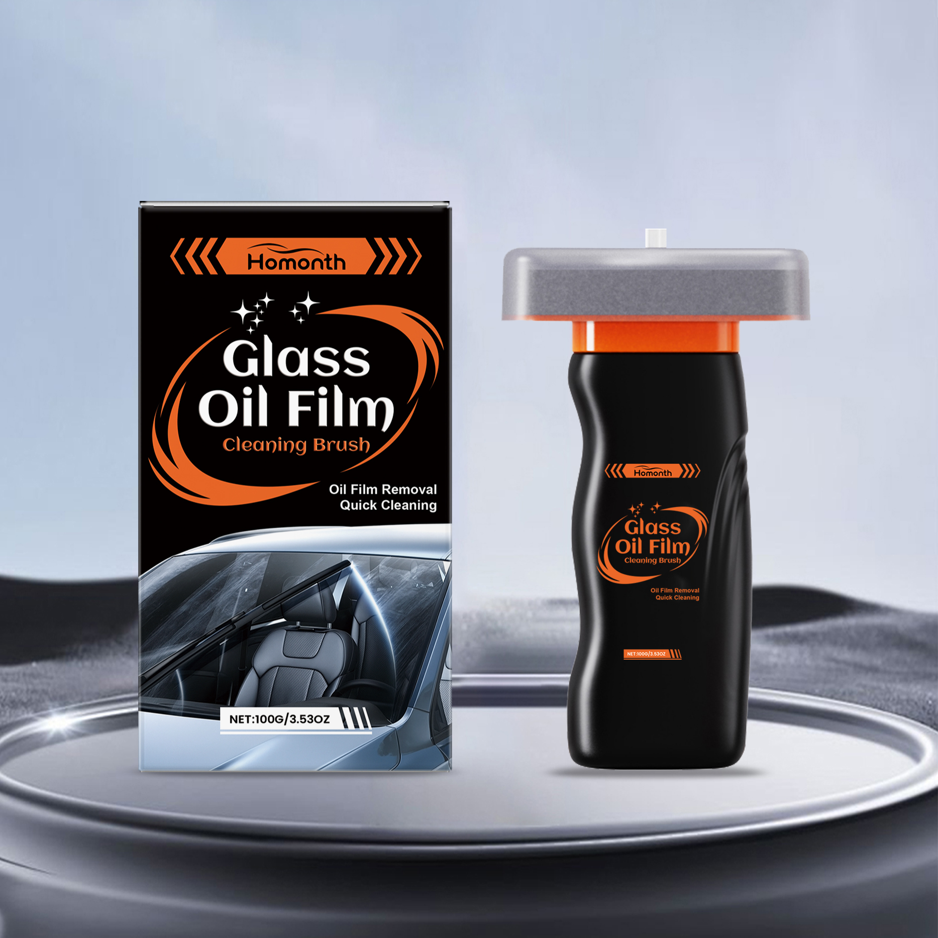 Glass Oil Film Cleaning Brush 1 00g 1box photo 3