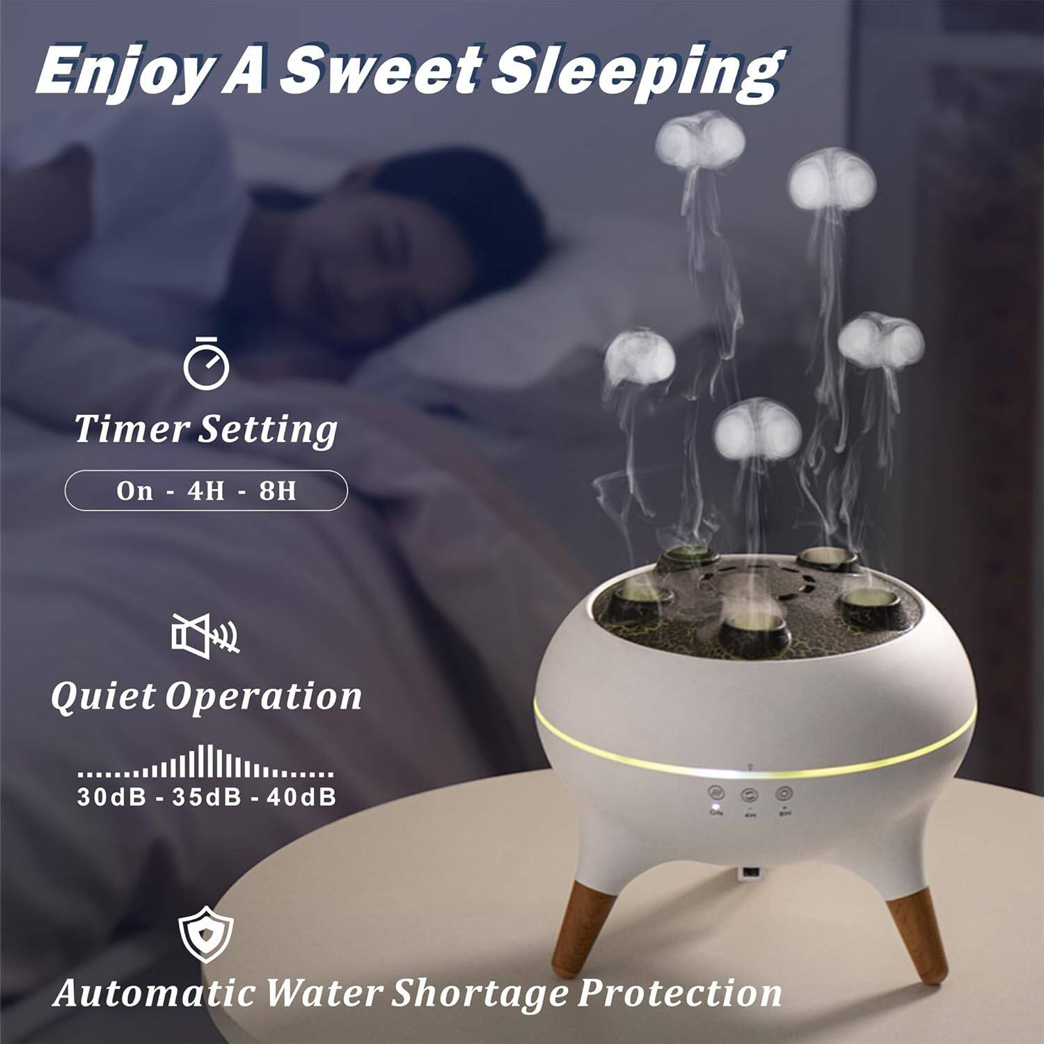 Jellyfish Diffuser With Music photo 4