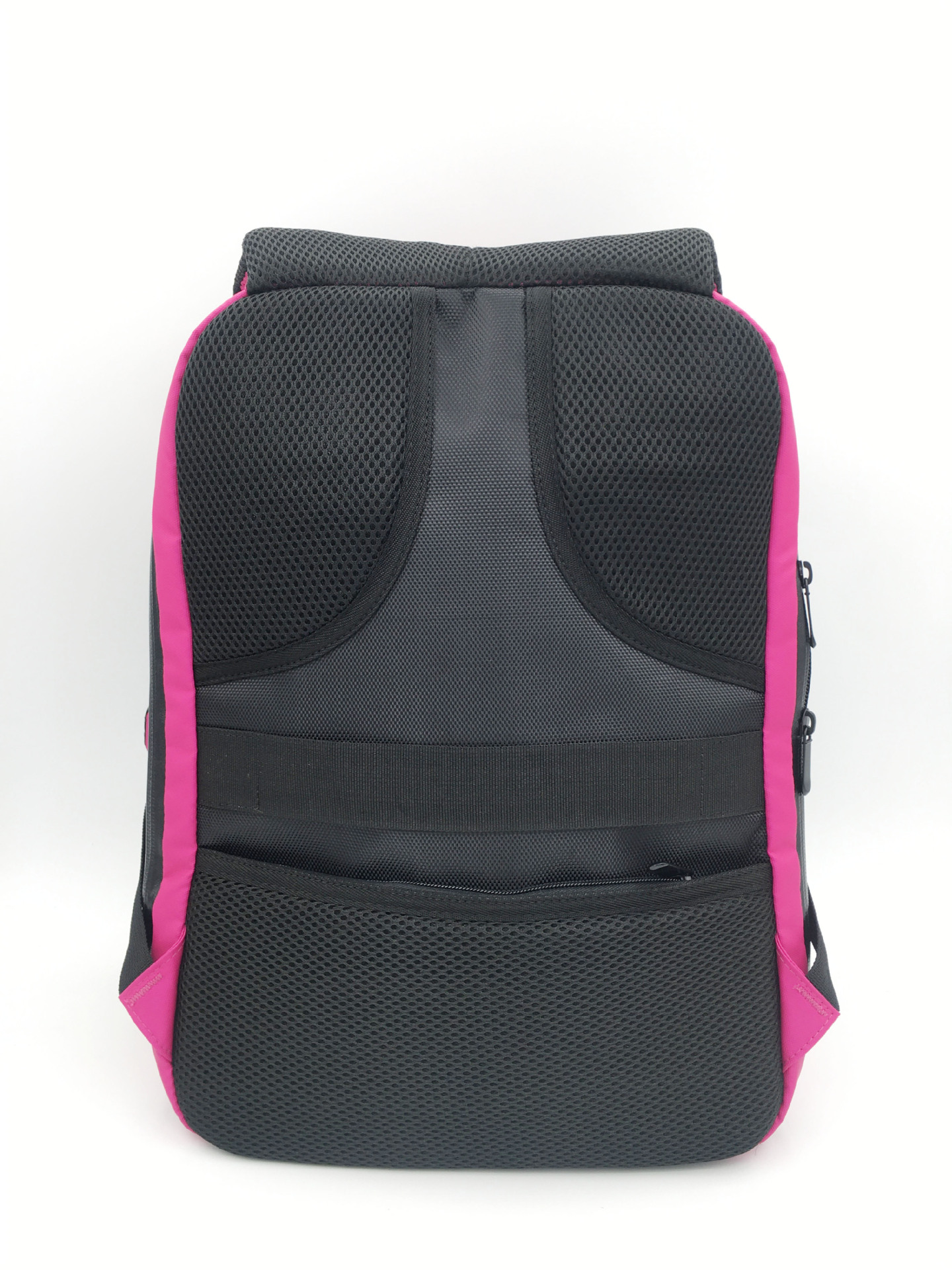 Regular LED Backpack Cycling Double Bag DIY Text Animation Polyester Material Hot Sale - Rose Red WiFi photo 2