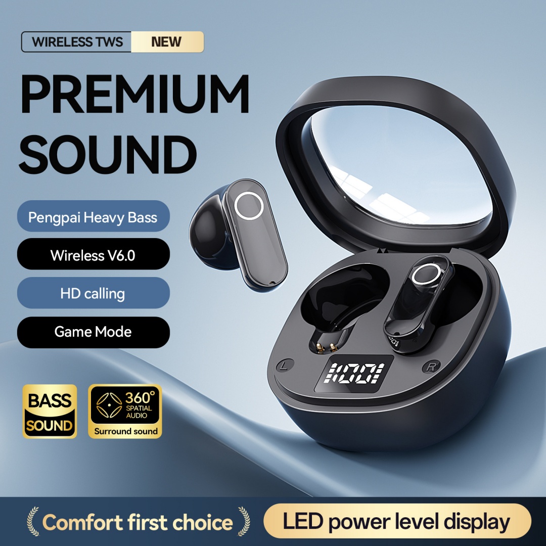 Cross Border Explosion M127 Long Range Hanging Earphone Private Model High Color Value Low Latency Wireless Bluetooth Headphones Wholesale photo 8