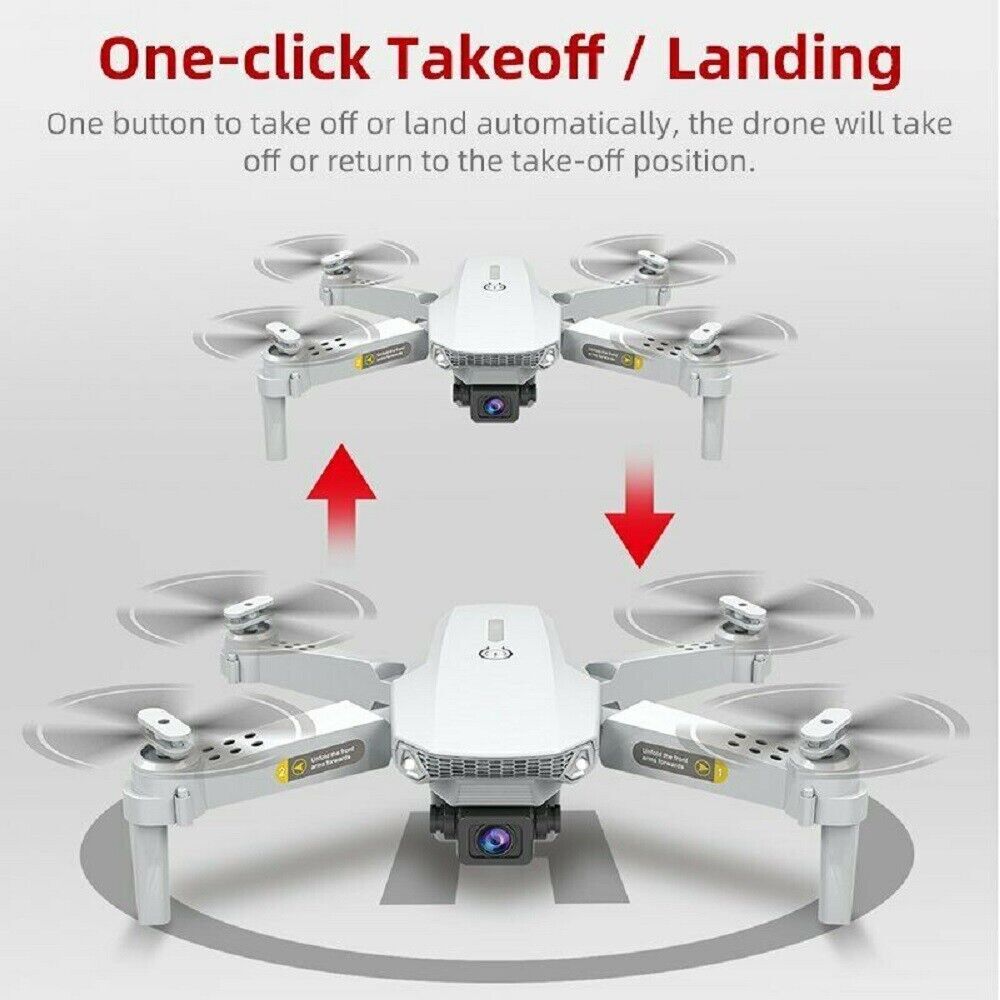 3 Batteries Pro Drone 4K Selfie Camera Wifi Fpv Foldable Rc Quadcopter photo 5