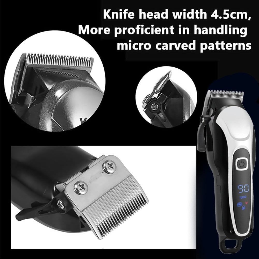 Dog Clippers Low Noise Cordless Pet Shaver Grooming Clipper Thick Hair Trimmer photo 7