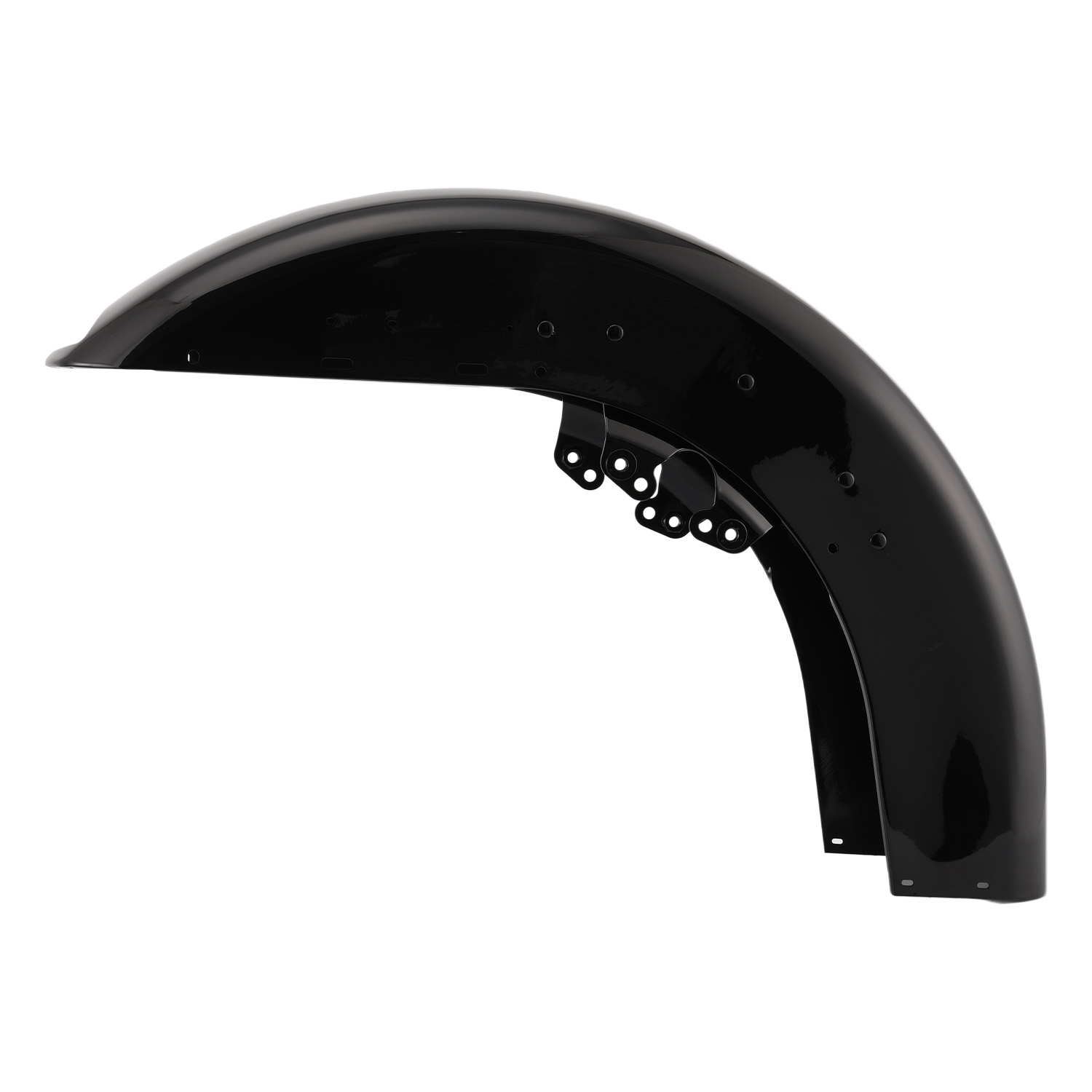 Vivid Black Front Fender Fit For Harley Touring From 2014 photo 6