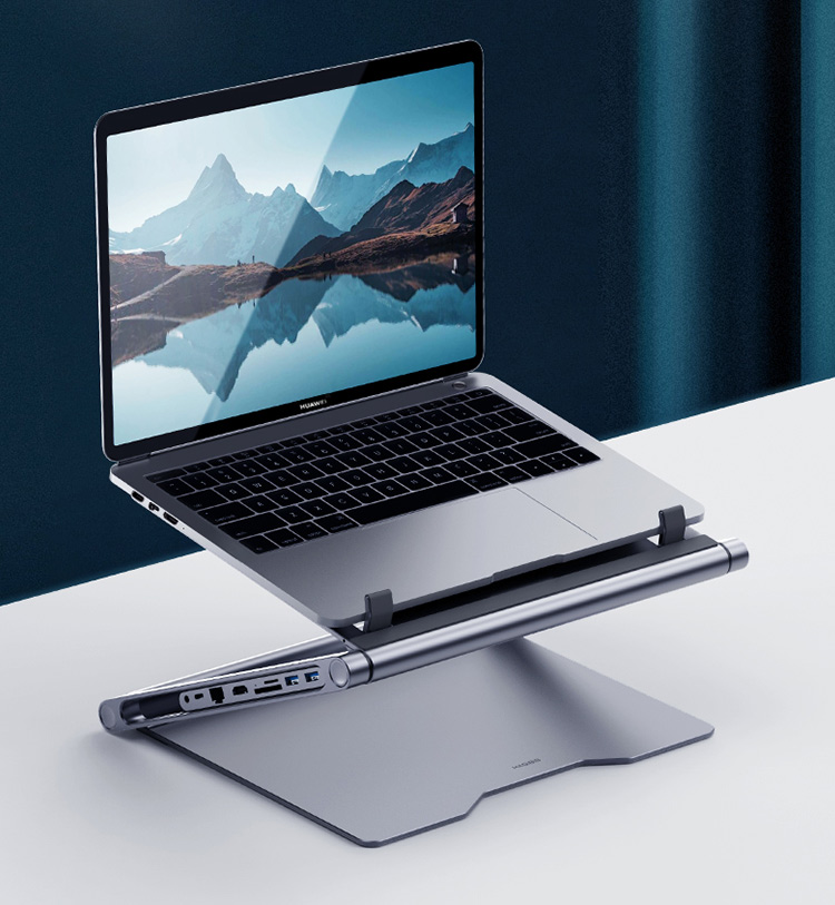 Lapstop Stand With 8-in-1 Docking Station photo 8