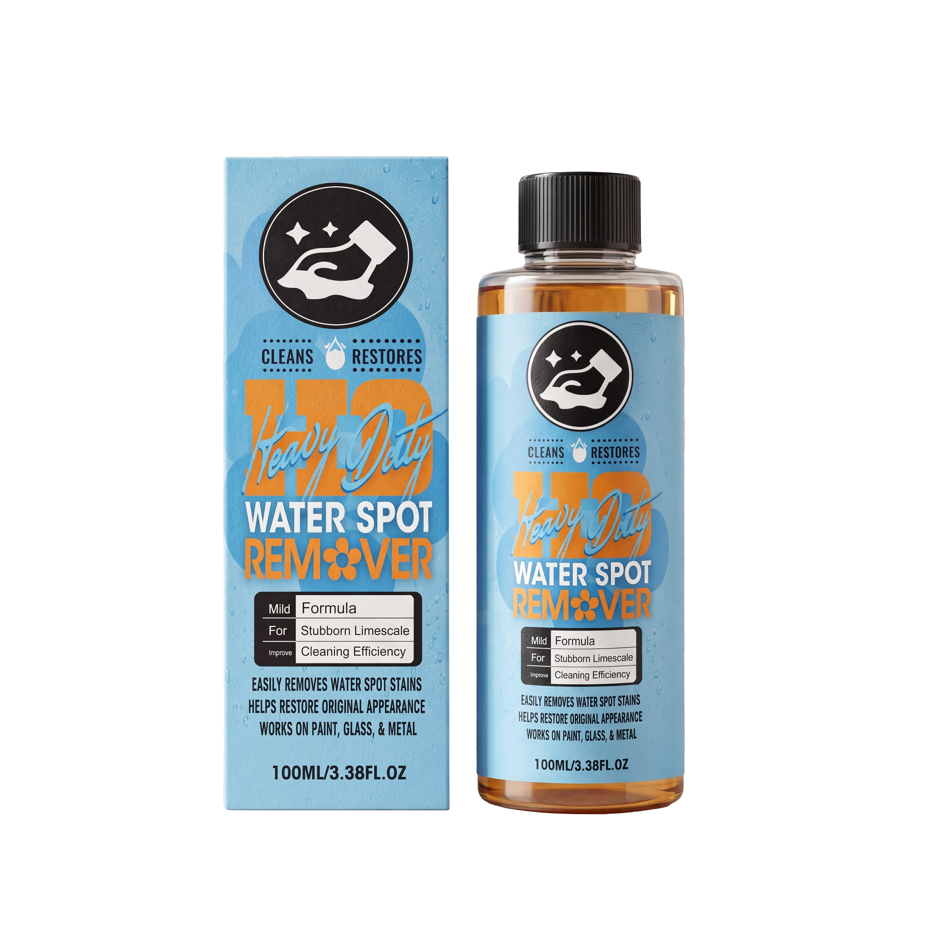 Car Water Spot Remover, Windshield Glass Stain Cleaner For Clear Visibility Daily Care photo 6
