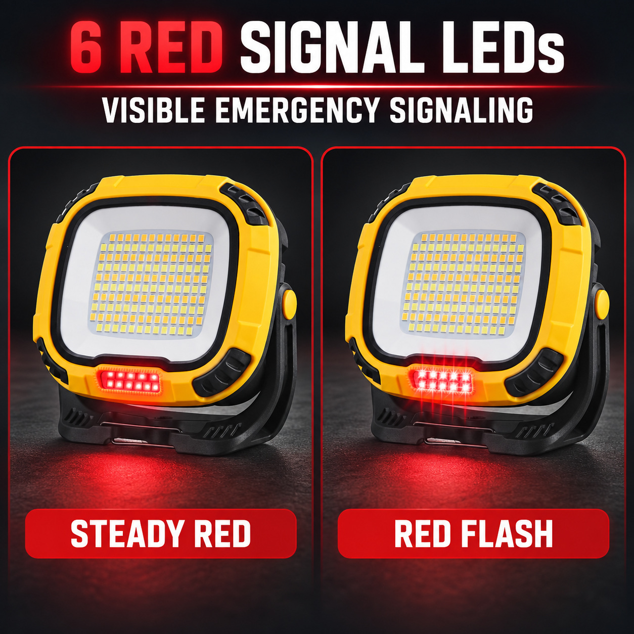 Rechargeable Magnetic Battery Display Type C LED Work Light Base Hanging W892 1 Hook Flood photo 4