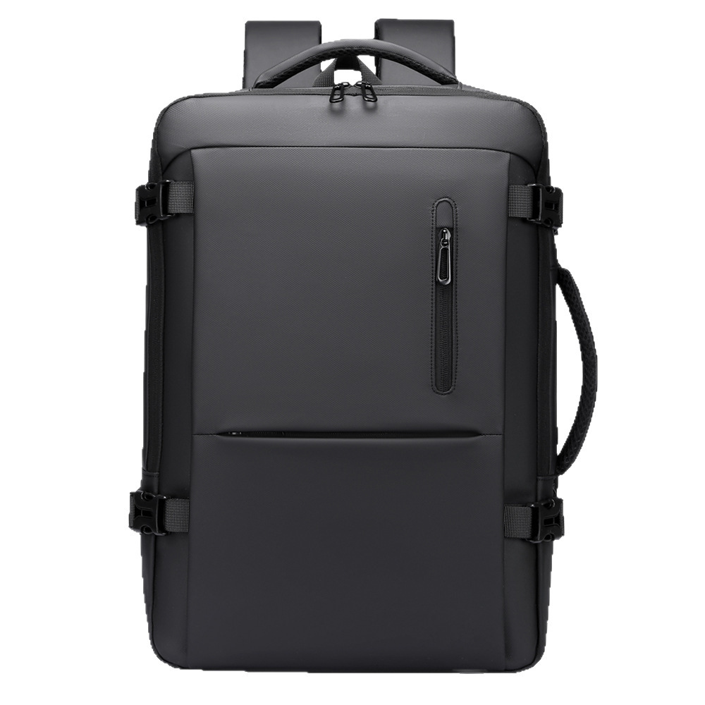 Minimally Designed Men's Business Backpack With A High-end Feel For Business Trips, Large Capacity Travel Backpack, Computer Bag, Backpack - Black photo 1