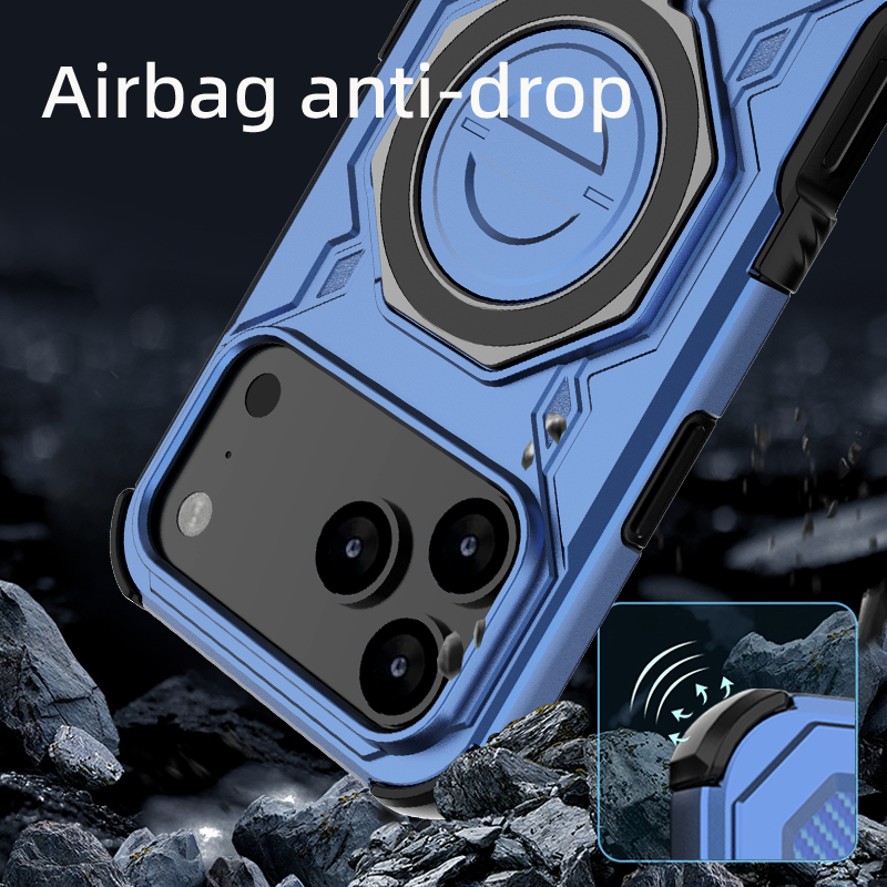 For I Phone 17 Pro Case  Phone Cover Shockproof Kickstand Rugged Magnetic photo 3