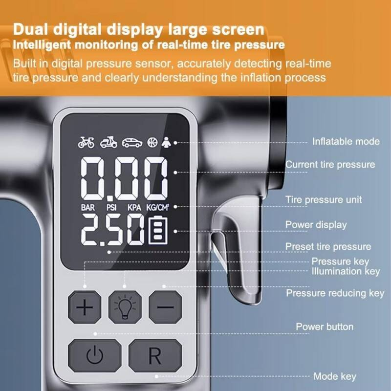Portable Wireless Car Air With 150 PSI High Pressure photo 5