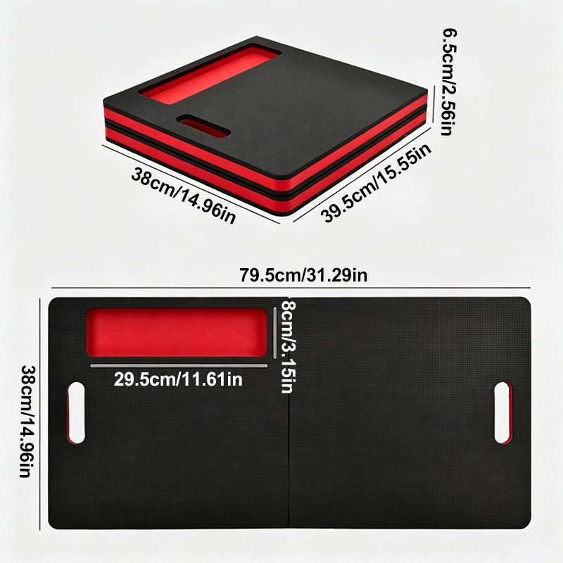 Foldable EVA Utility Mat With Handle Heavy Duty Nonslip Surface Foam Work Mat Z photo 2