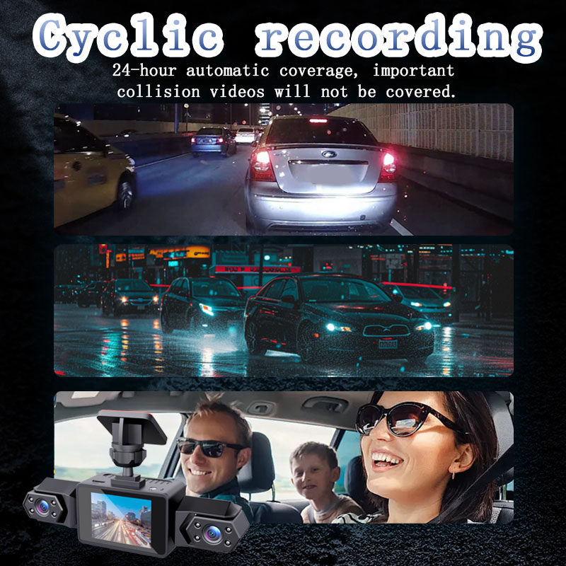1080P High-definition Driving Recorder With Four Lenses, High-definition Night Vision, Front, Back, Left, Right Recording photo 2