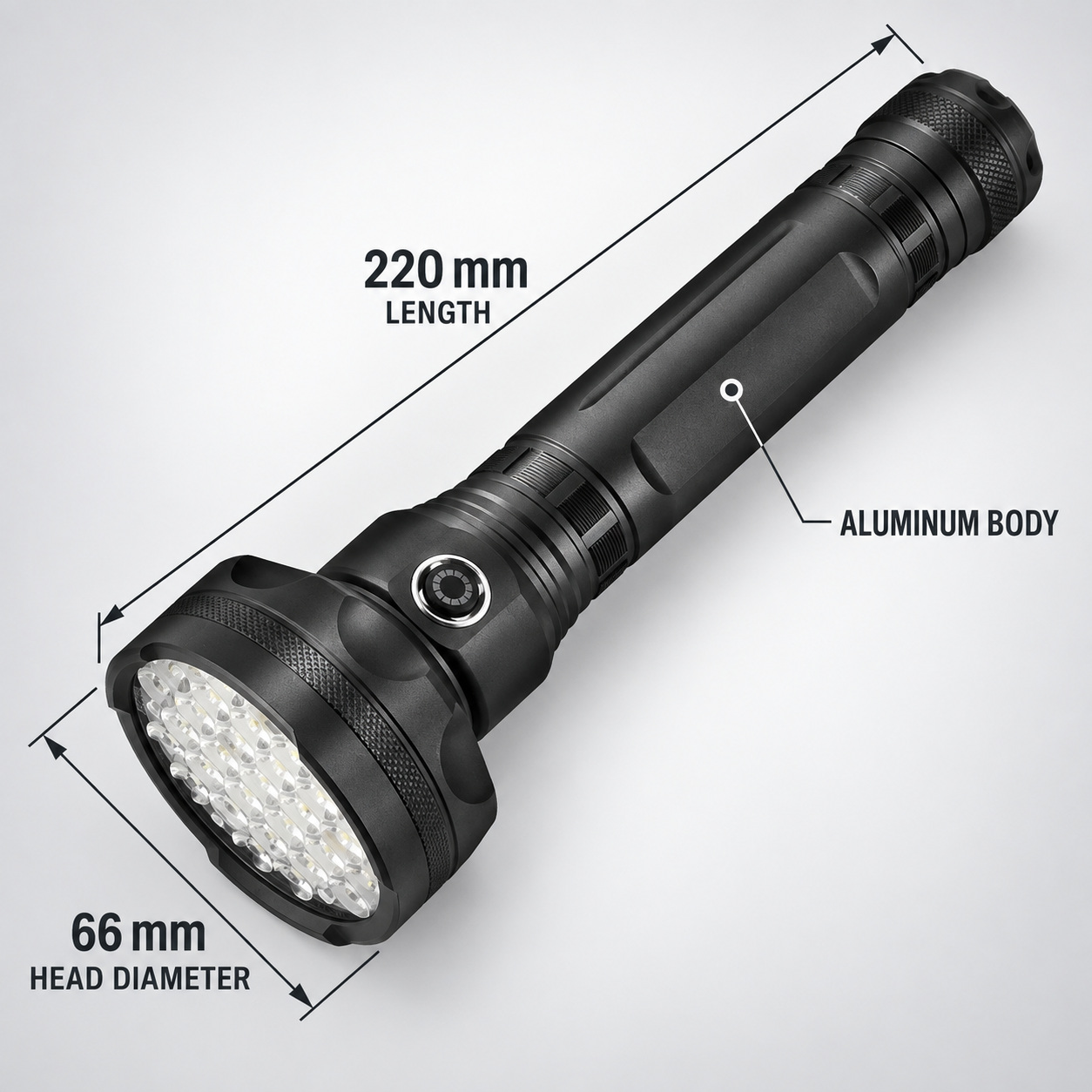 Rechargeable Type C LED Work Light 7000mAh W5212 1 8000LM Wrist Strap Flashlight Aluminum Alloy photo 5