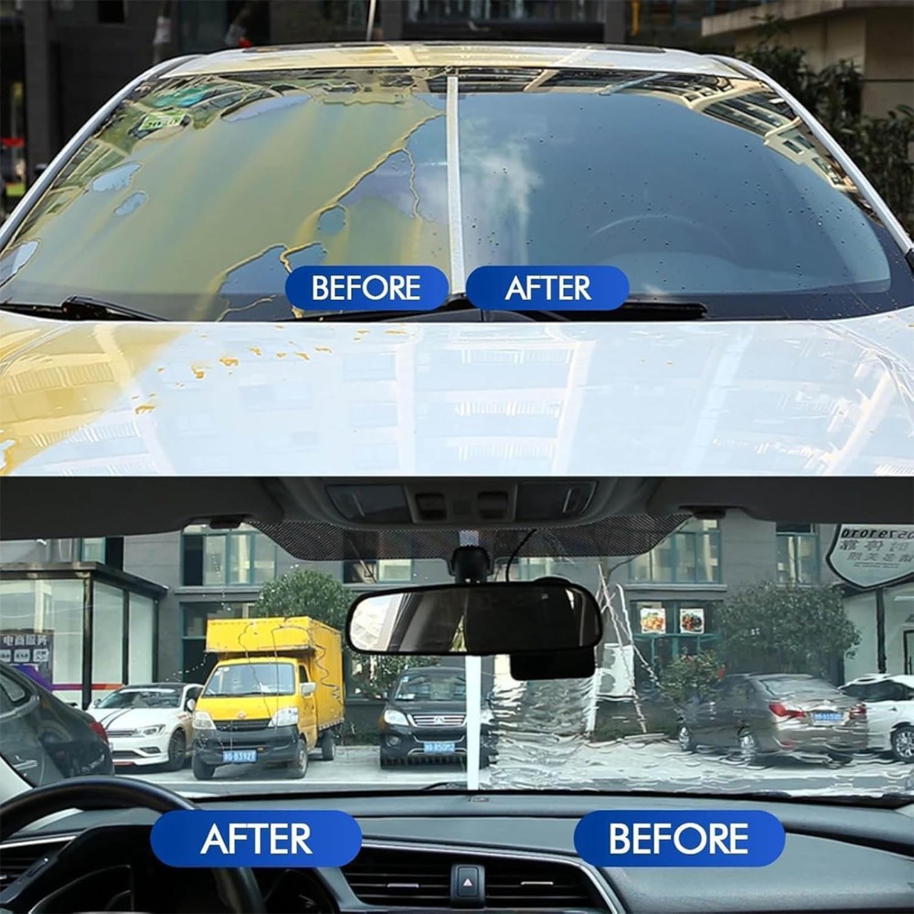 Car Window Windscreen Glass Oil Film Automotive Cleaning Brush Remover Cleaner photo 8
